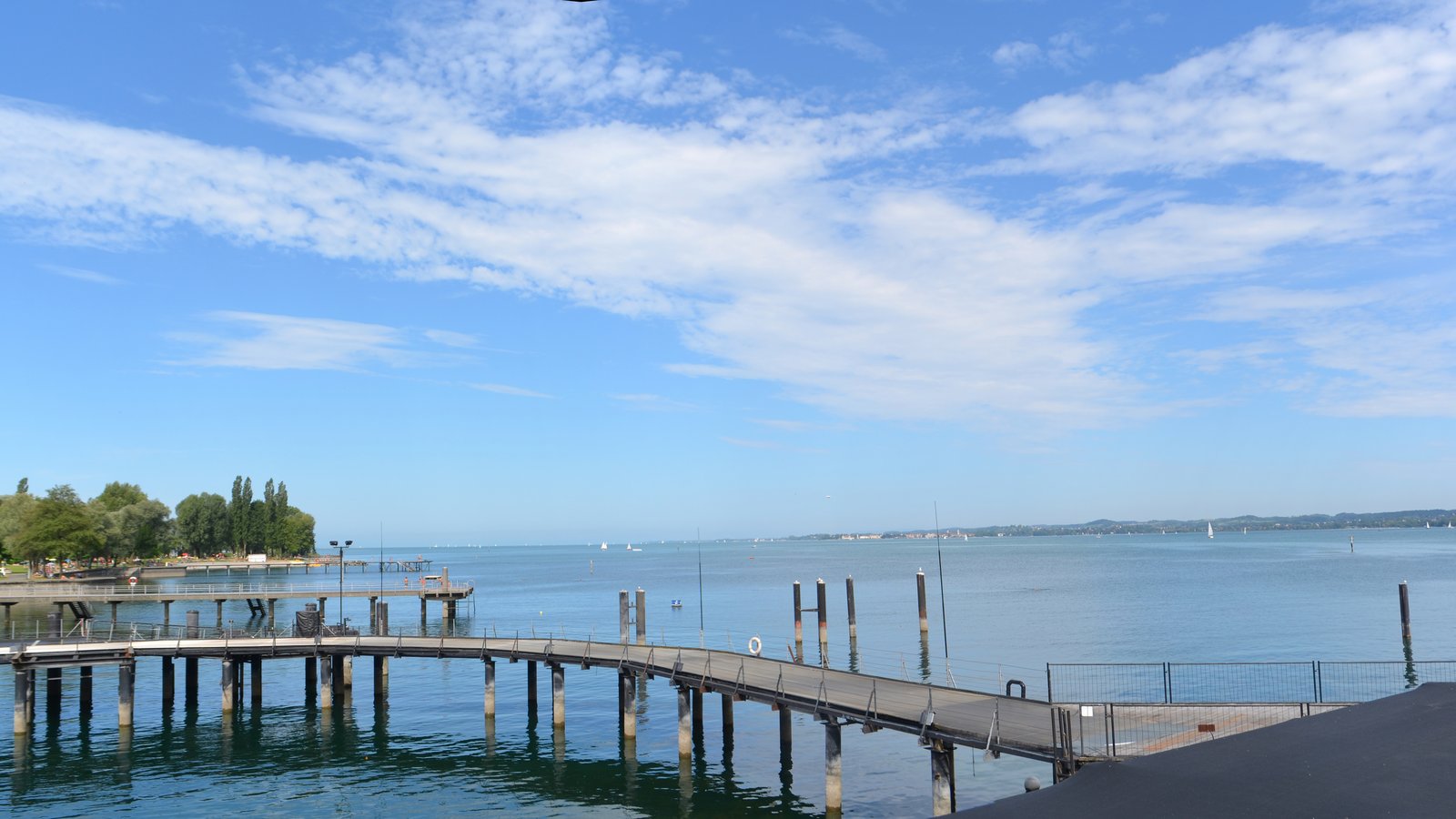Die Seebühne der Bregenzer Festspiele am Bodensee