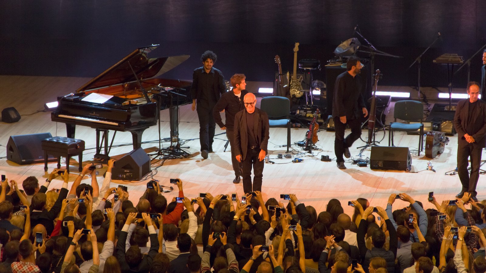Ludovico Einaudi al pianoforte, in concerto