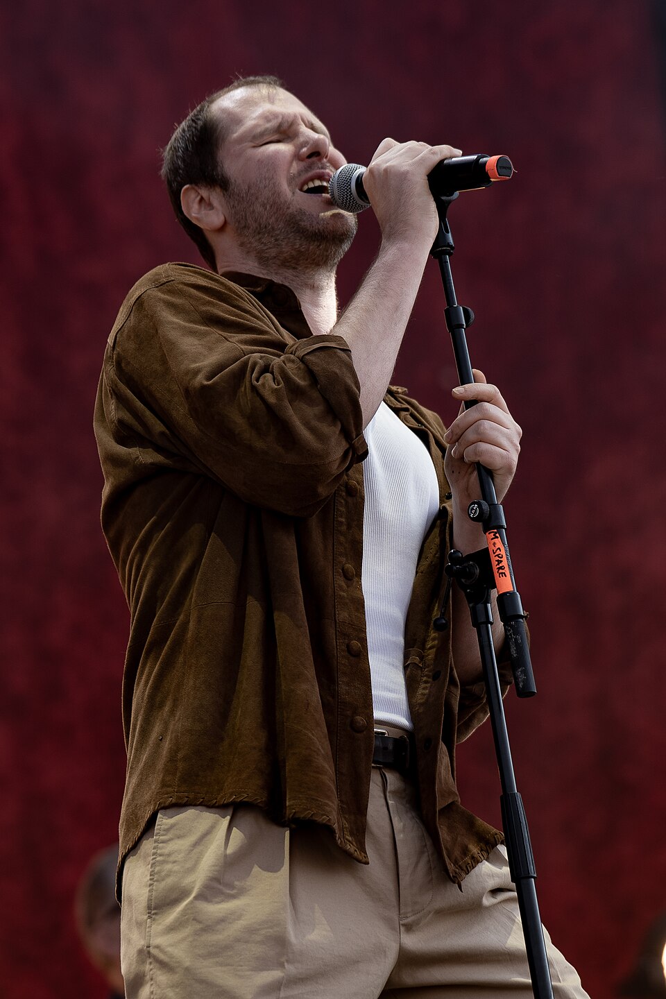 Marco Michael Wanda live auf der Bühne